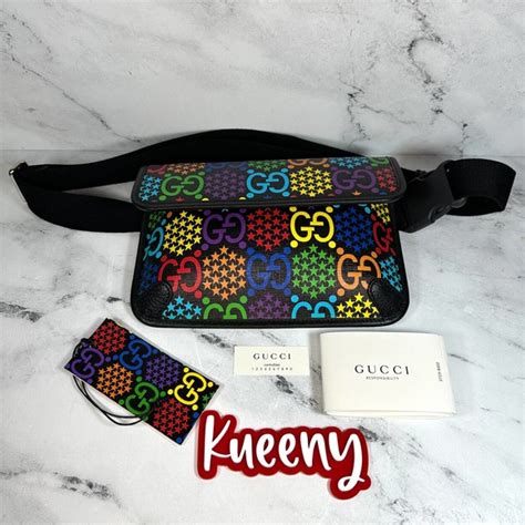 paper gucci bag|gucci psychedelic belt bag.